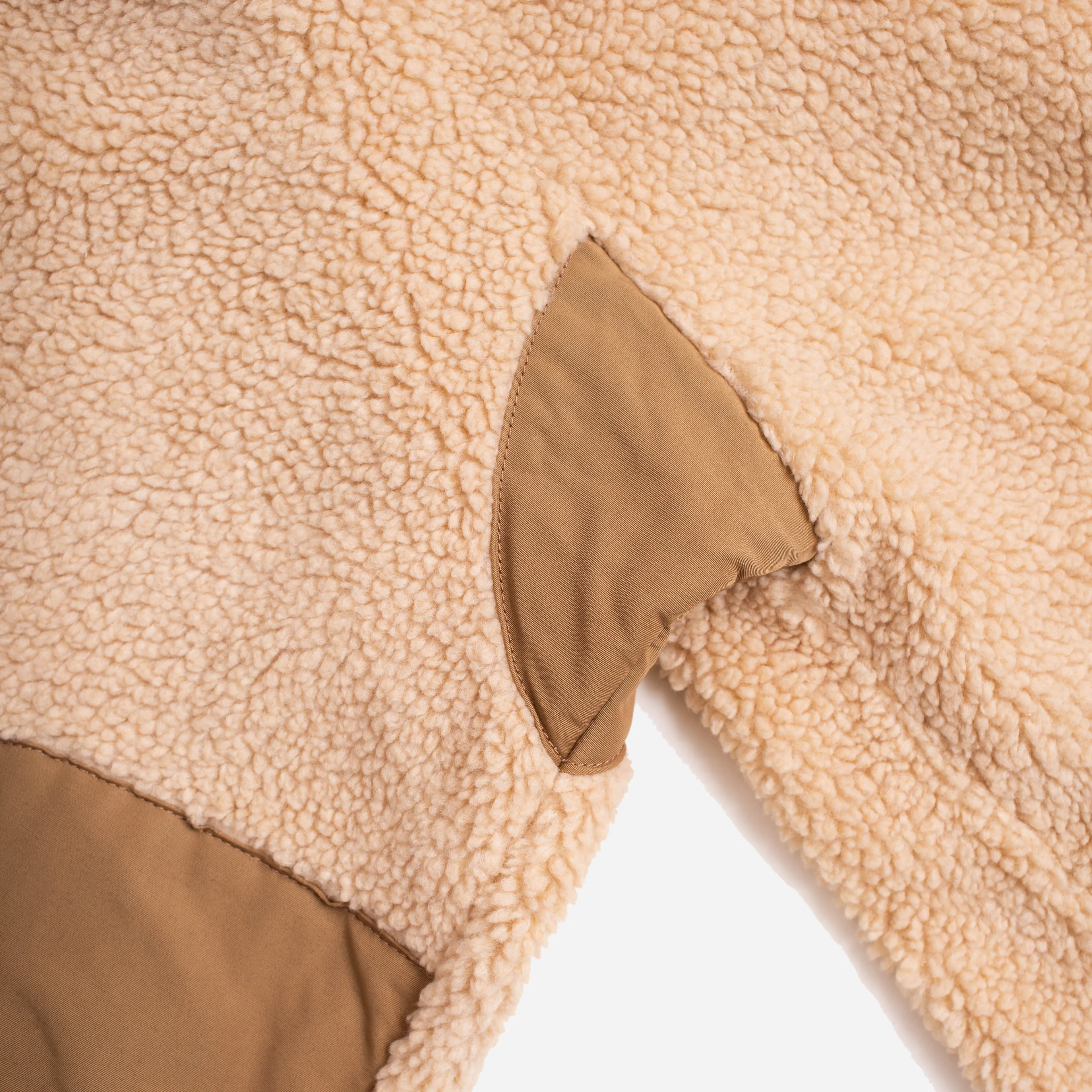 M-65 SHERPA FLEECE LINER - CAMEL