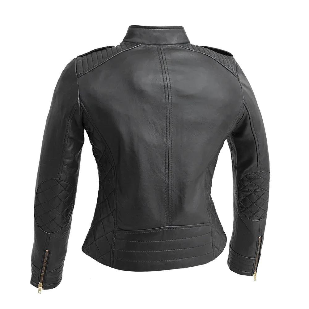 Madelin Womens Fashion Leather Jacket