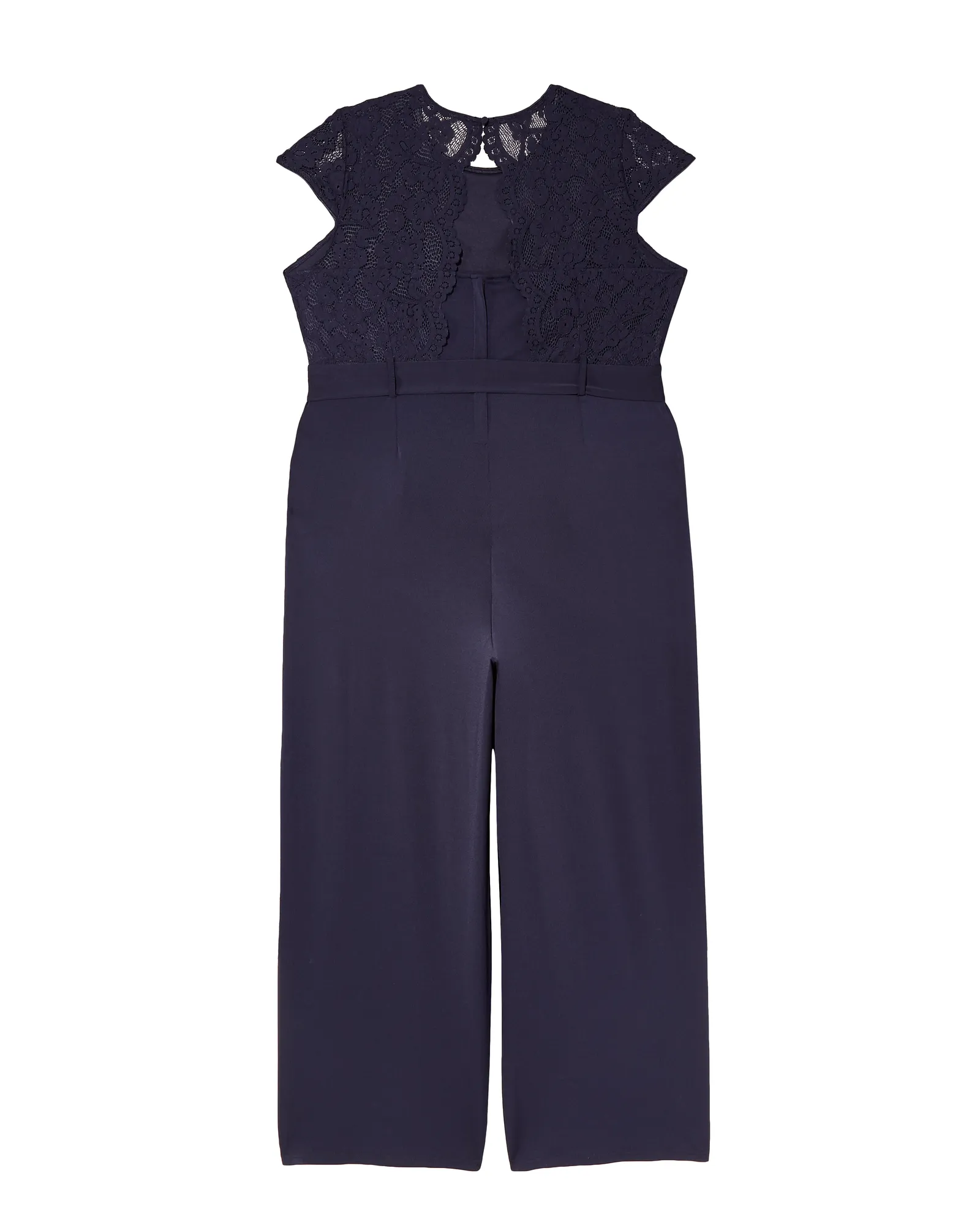 Marana Mix Media Jumpsuit | Navy