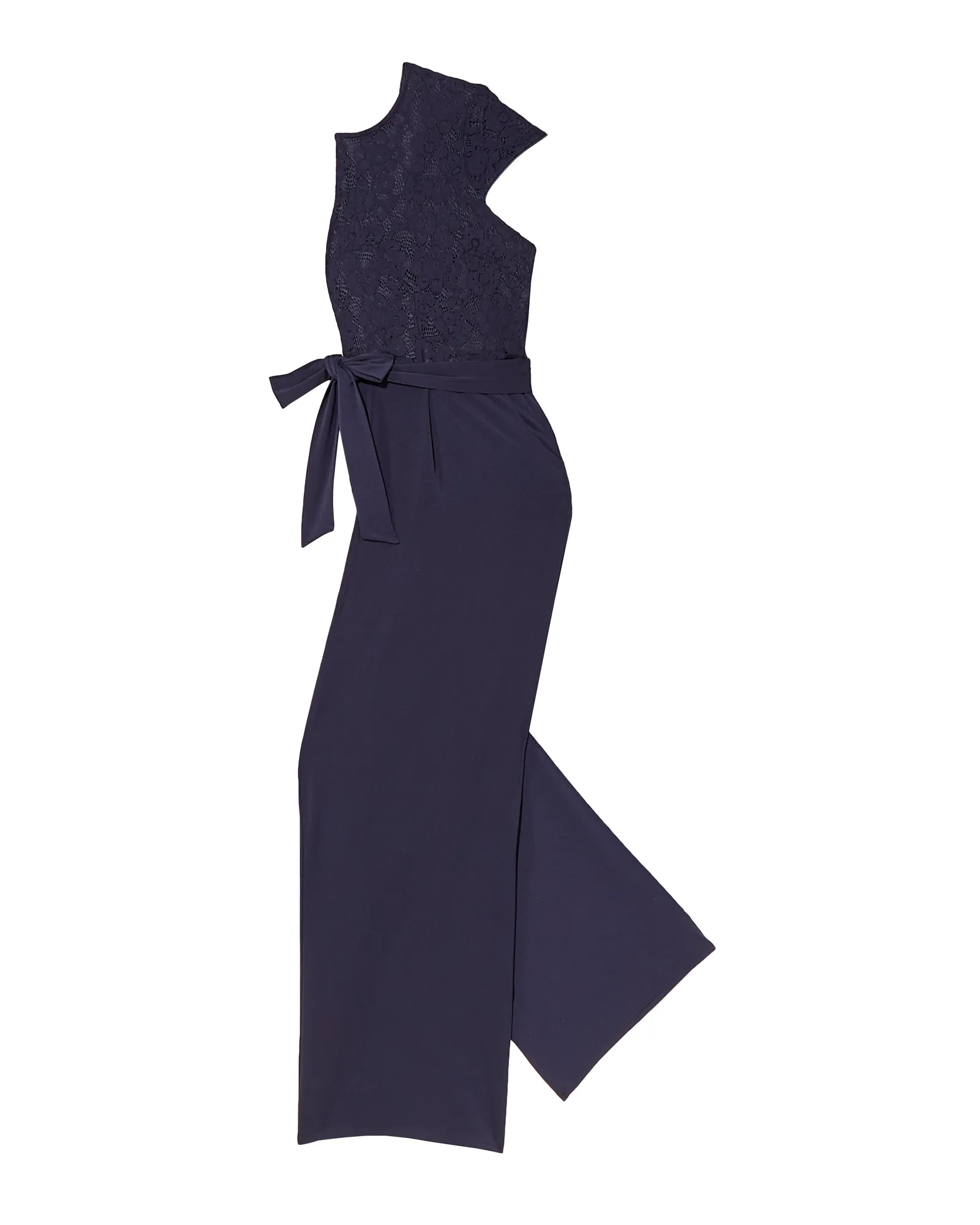 Marana Mix Media Jumpsuit | Navy