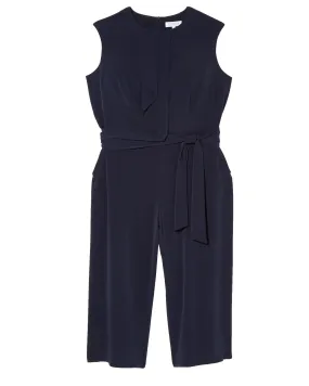 Meadow Cap Sleeve Asymmetrical Jumpsuit | Navy