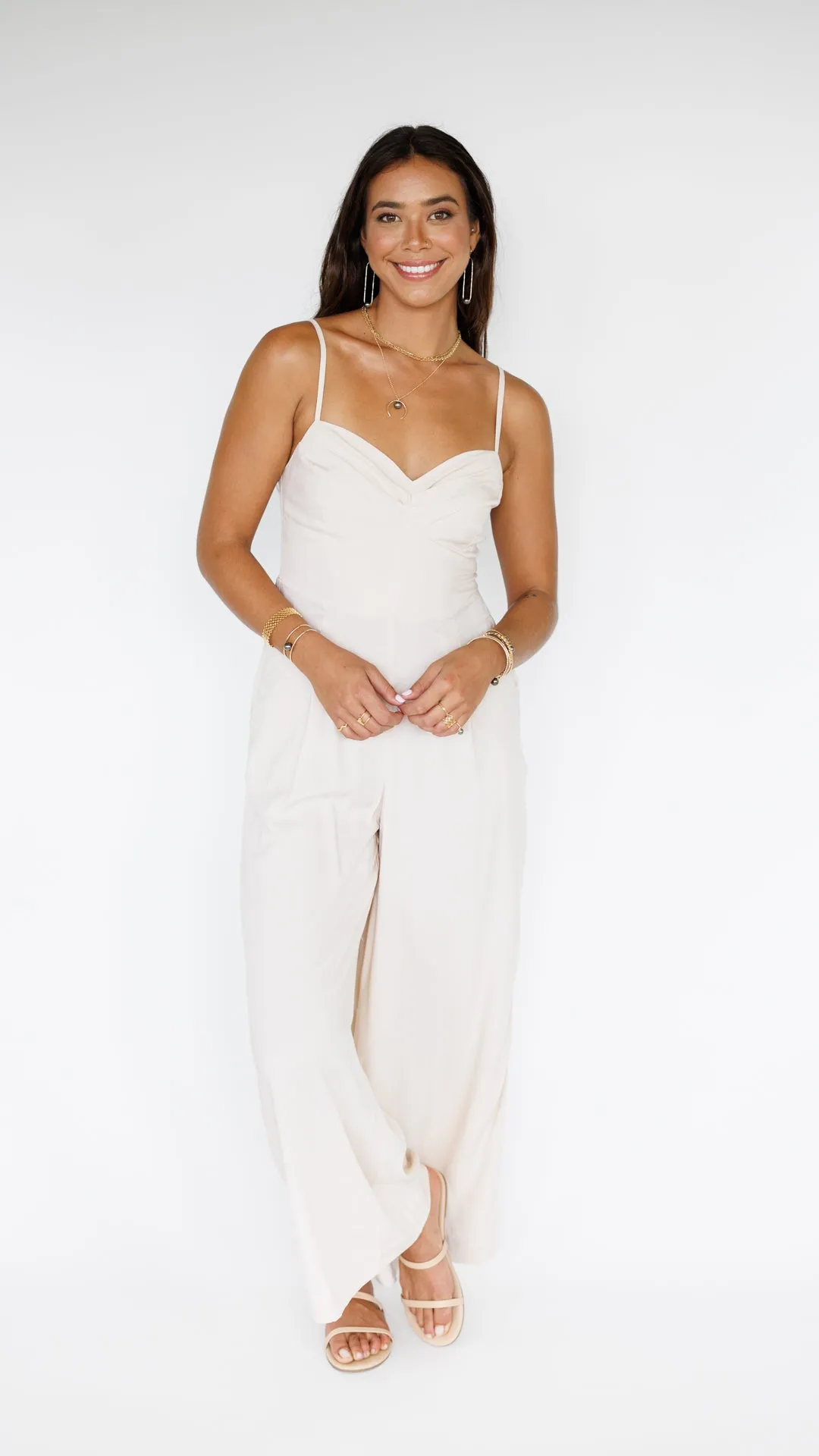 Morena Jumpsuit / Creamy