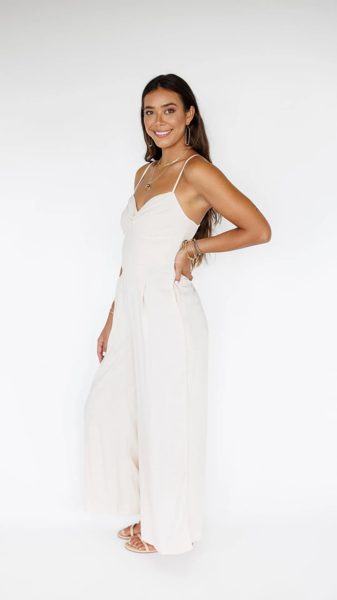 Morena Jumpsuit / Creamy