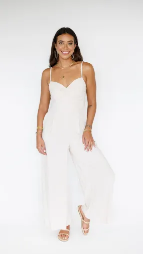 Morena Jumpsuit / Creamy