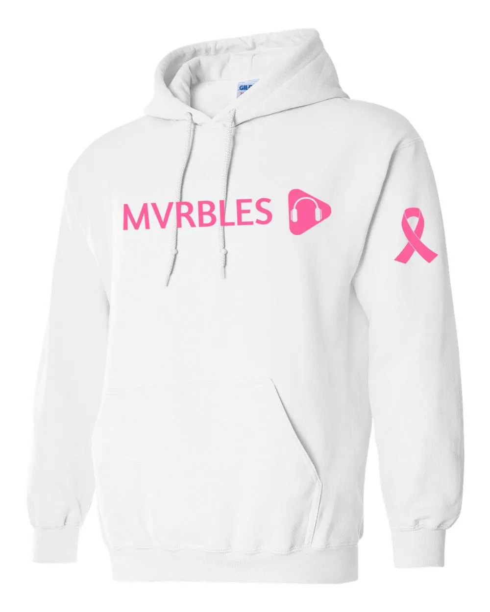 Mvrbles Cancer Awareness Pullover Hooded Sweatshirt