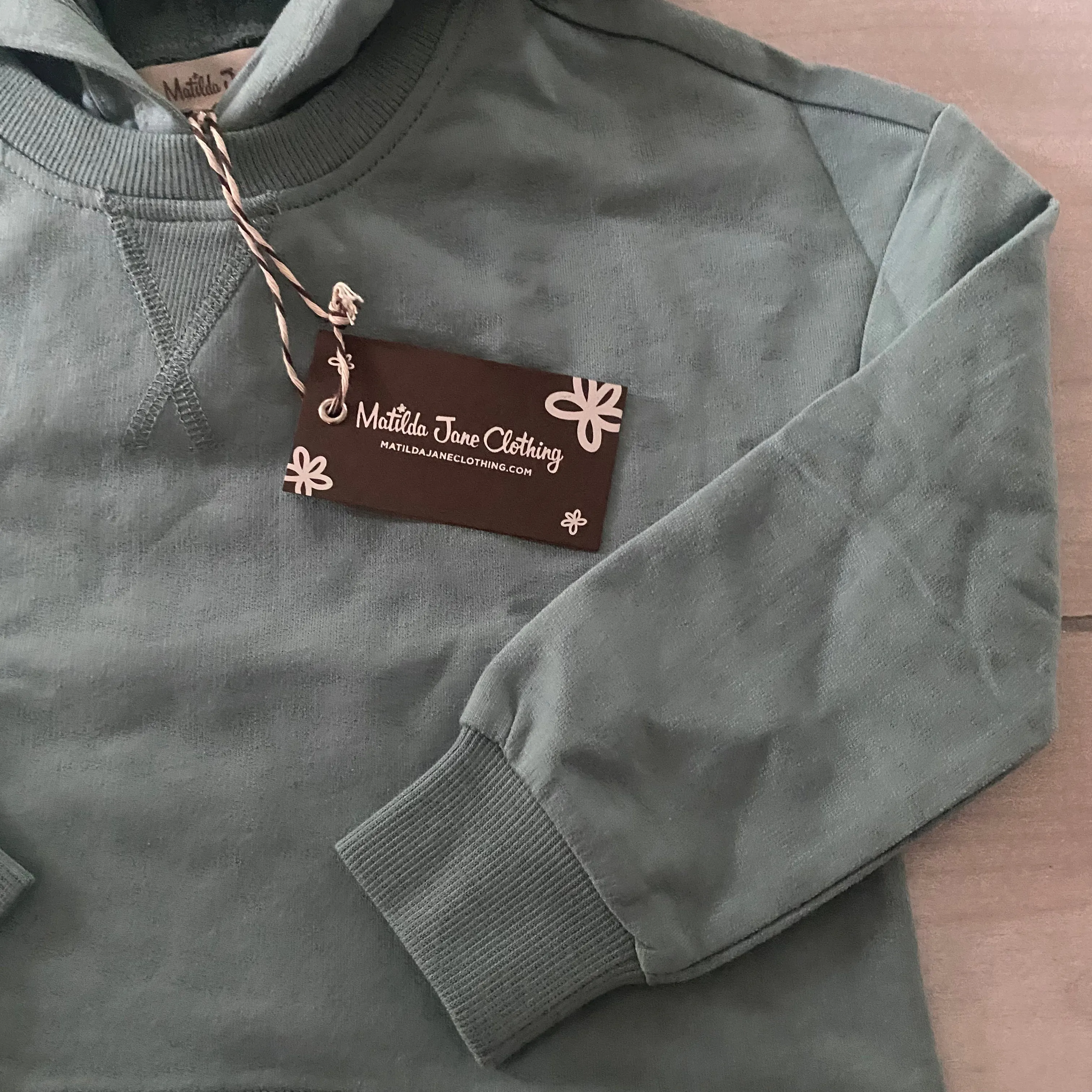 NEW Matilda Jane Soft Moss Sanibel Hoodie