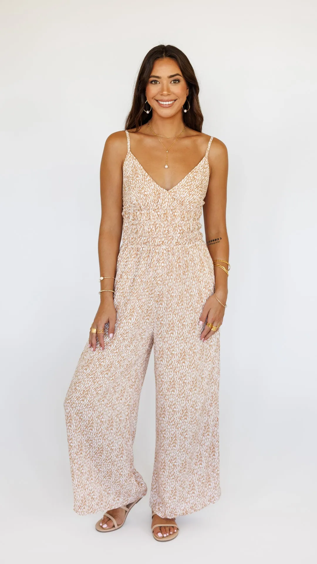 Opal Jumpsuit / Mamba Toffee