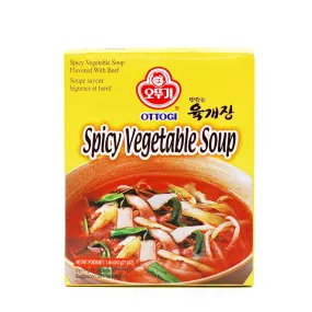 Ottogi Spicy Vegetable Soup 21g x 2 Packs, 42g