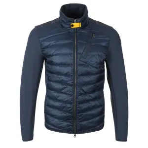 Parajumpers Jayden Quilted Fleece Jacket in Dark Avio Navy