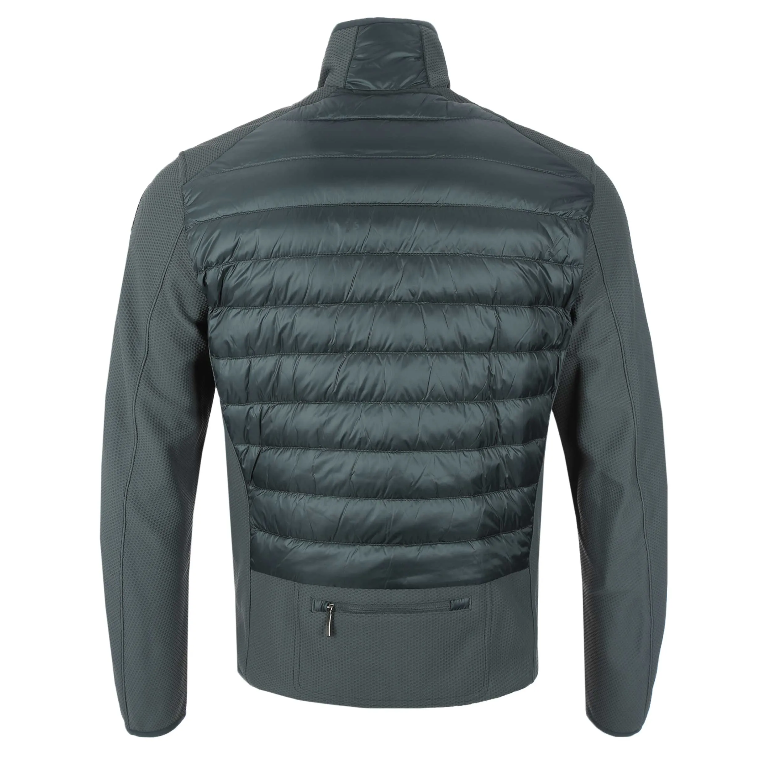 Parajumpers Jayden Quilted Fleece Jacket in Green Gables