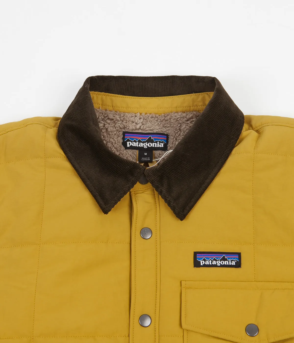 Patagonia Isthmus Quilted Shirt Jacket - Buckwheat Gold