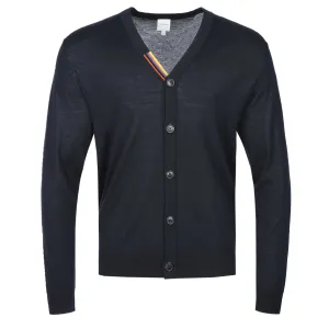 Paul Smith Button Thru Cardigan in Navy