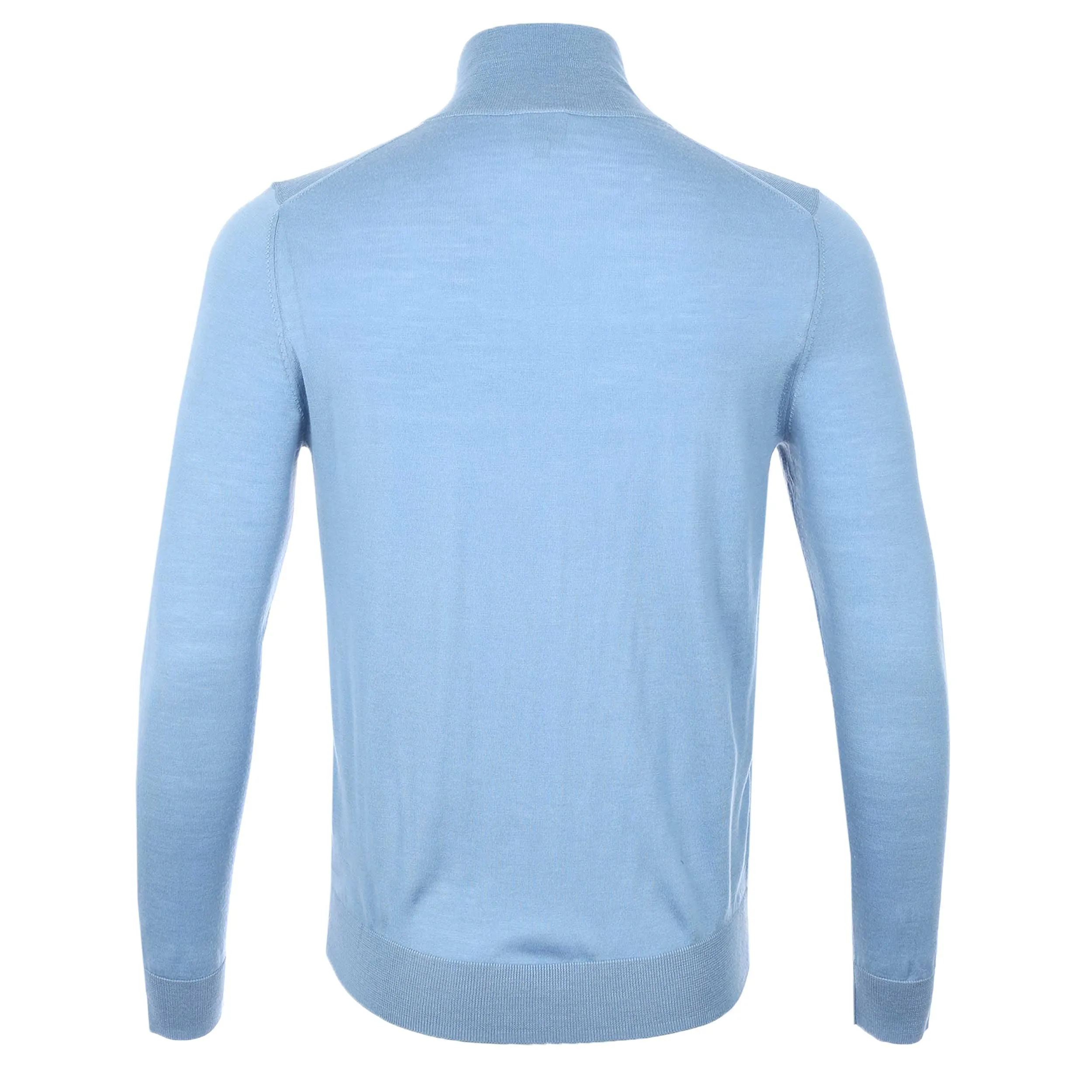 Paul Smith Zip Thru Cardigan in Sky Blue