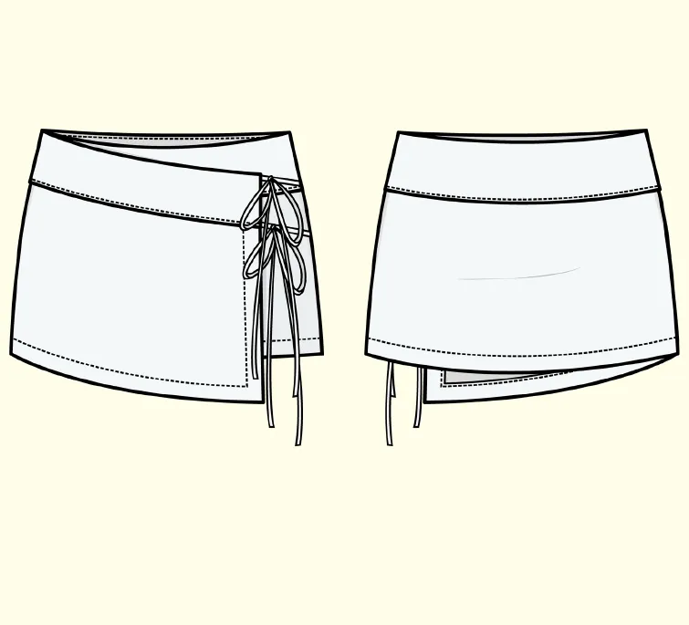 PDF Pattern - Copenhagen Skirt | Puff and Pencil