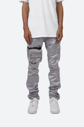 Reflective Cargo Pants - Grey