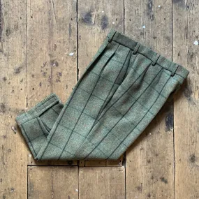 Regent - Breeks - Lovat Mill Tweed - Green with Overcheck