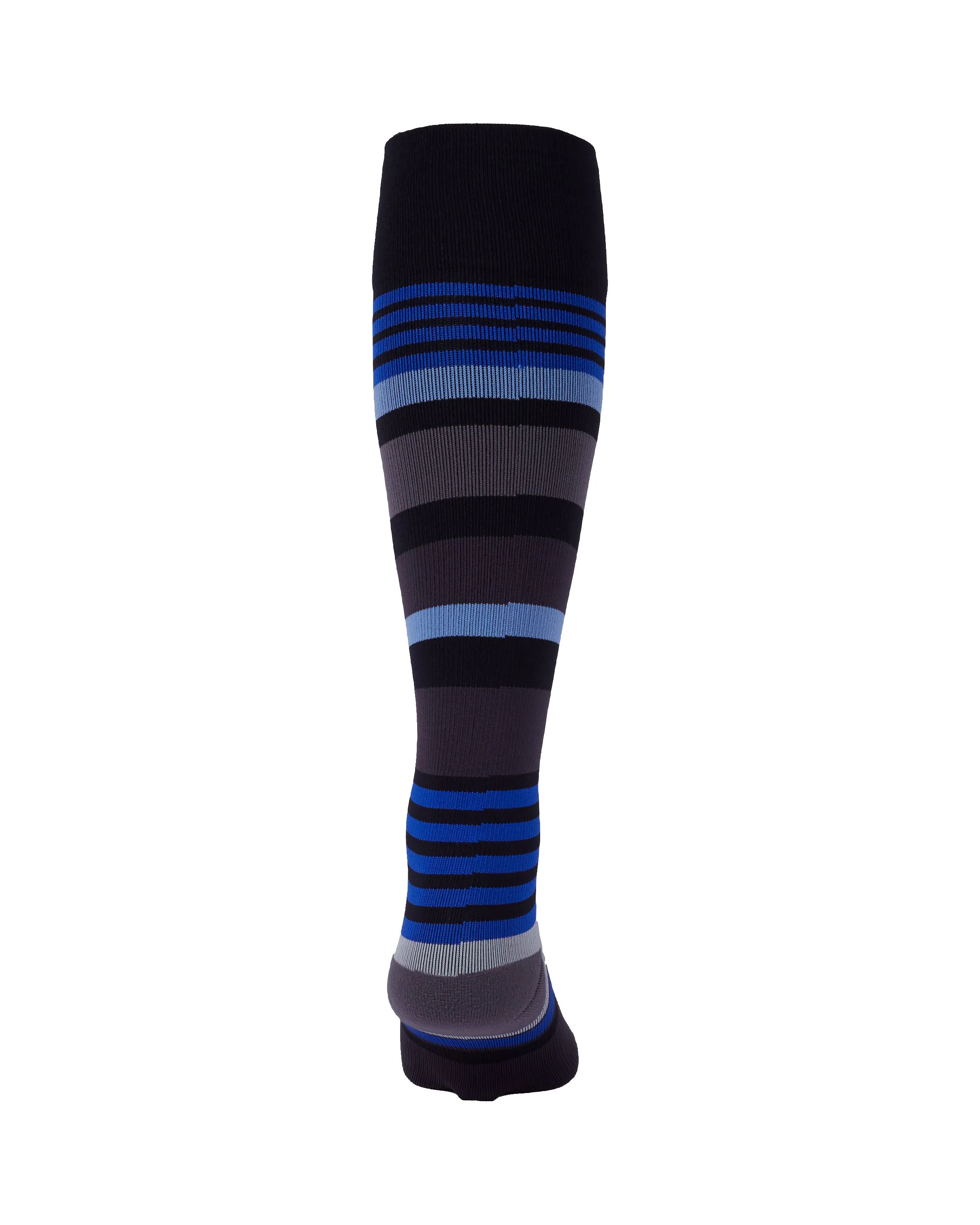 Rejuva Motley Stripe 15-20 mmHg Knee High Compression Socks