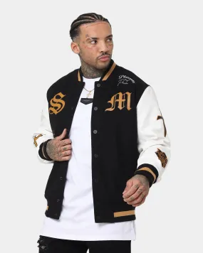 Saint Morta Graveyard Varsity Jacket Black/Tan