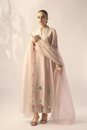 Sania Maskatiya - Liv - KHADDI SILK - Blush Pink - 3 Piece