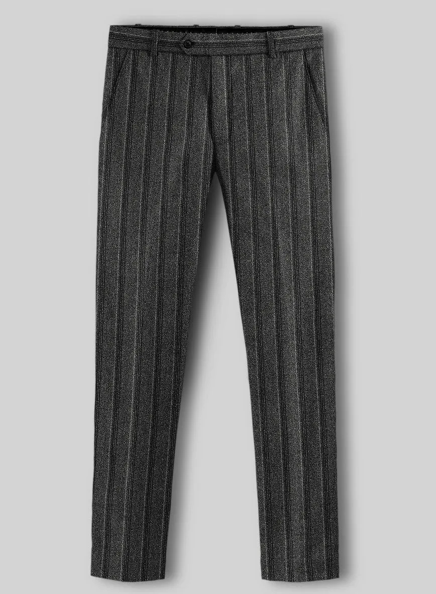 Sartori Leocadia Charcoal Stripe Soft Tweed Suit