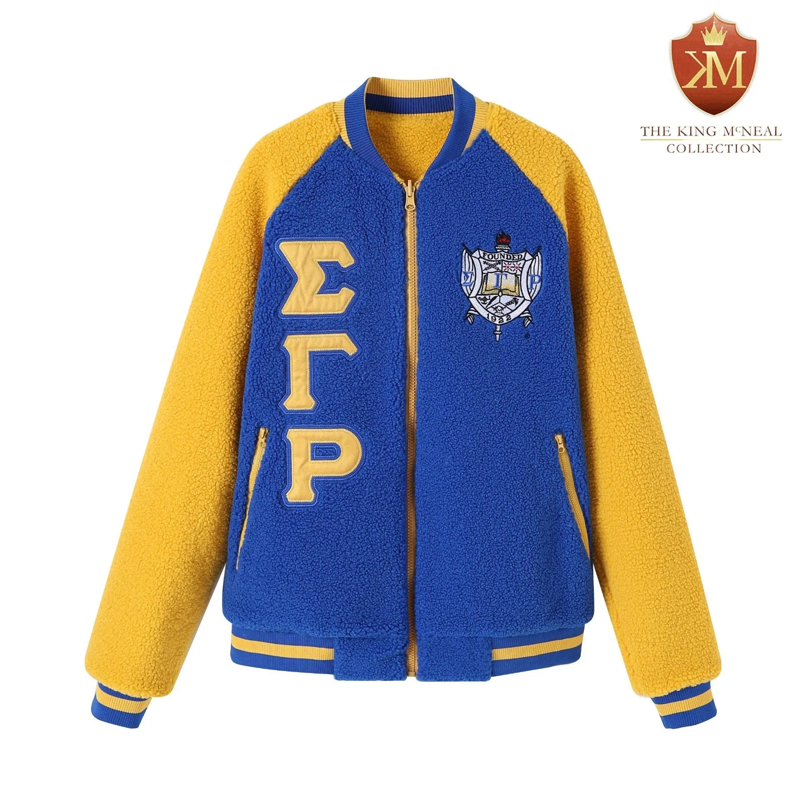 SGRho Reversible Sherpa Bomber Jacket