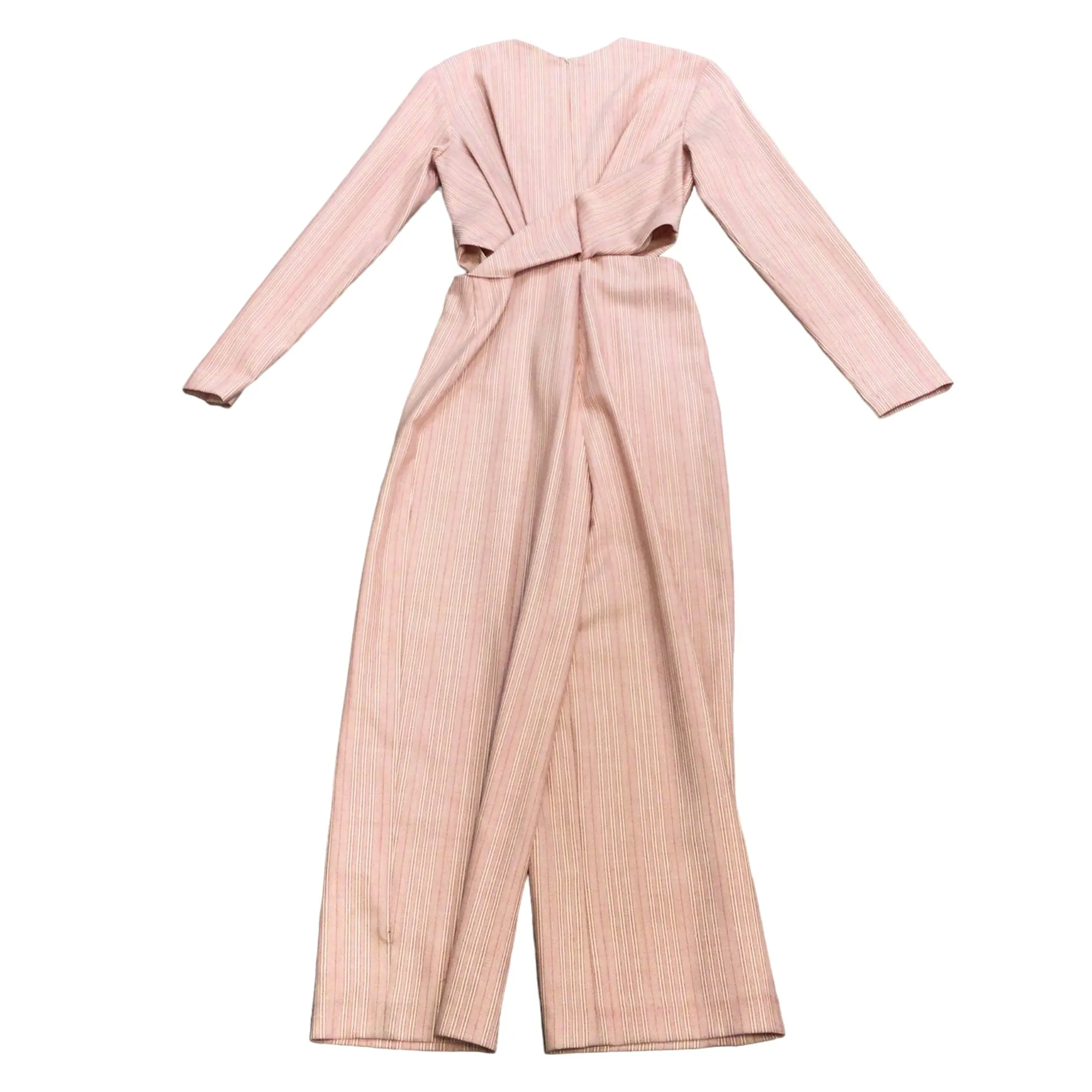 Sies Marjan Ivory / Red Striped Wool Jumpsuit