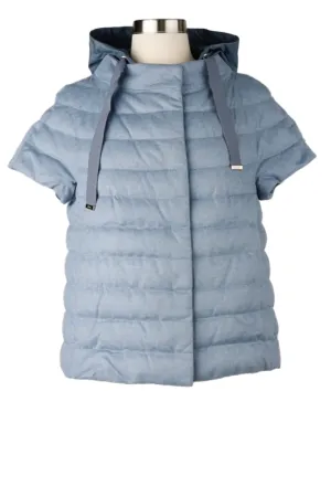 Silk/Cashmere Puffer Vest