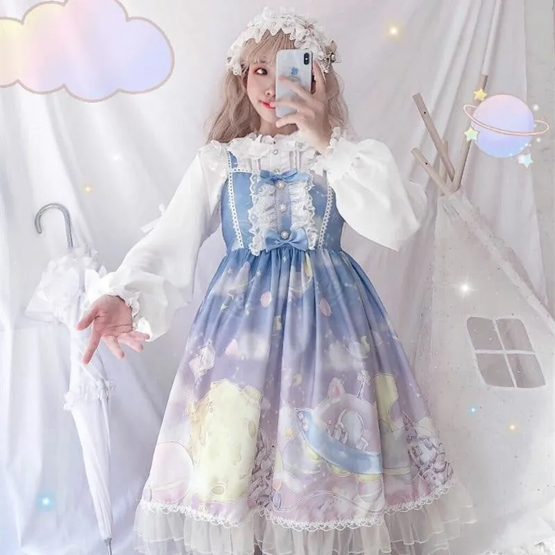 Space Travel Lolita Dress