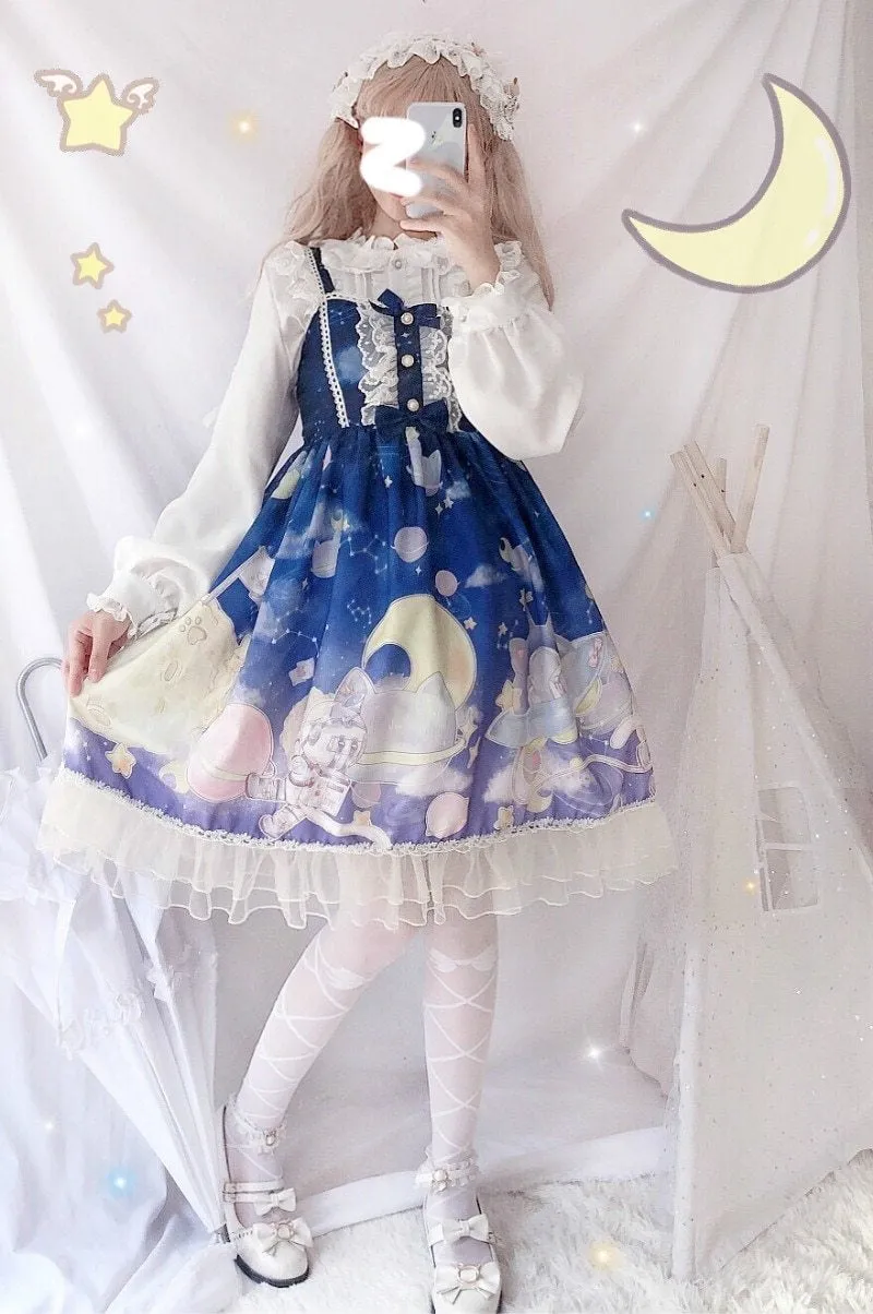 Space Travel Lolita Dress