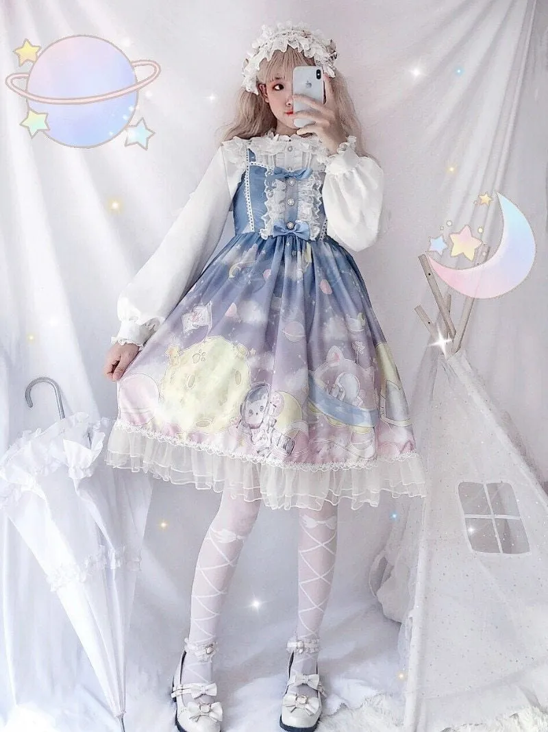 Space Travel Lolita Dress