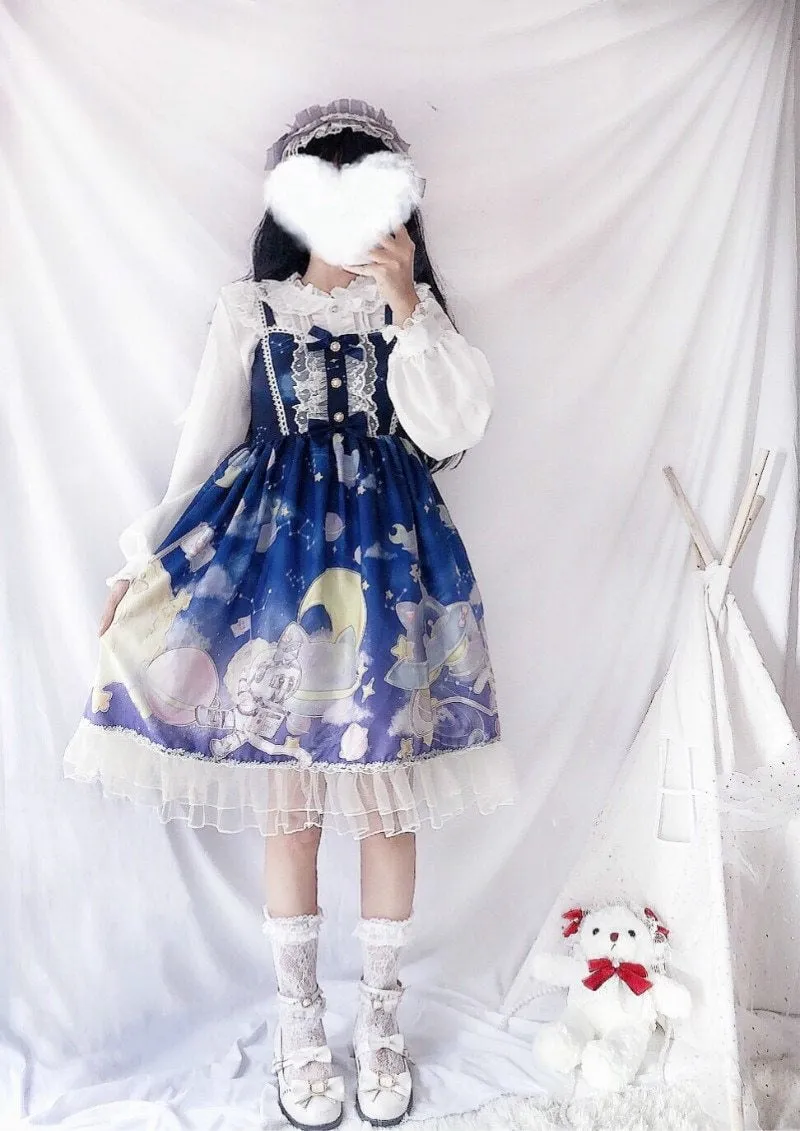 Space Travel Lolita Dress