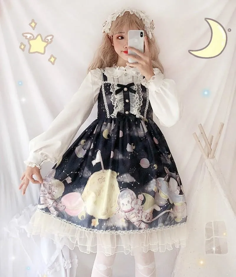 Space Travel Lolita Dress