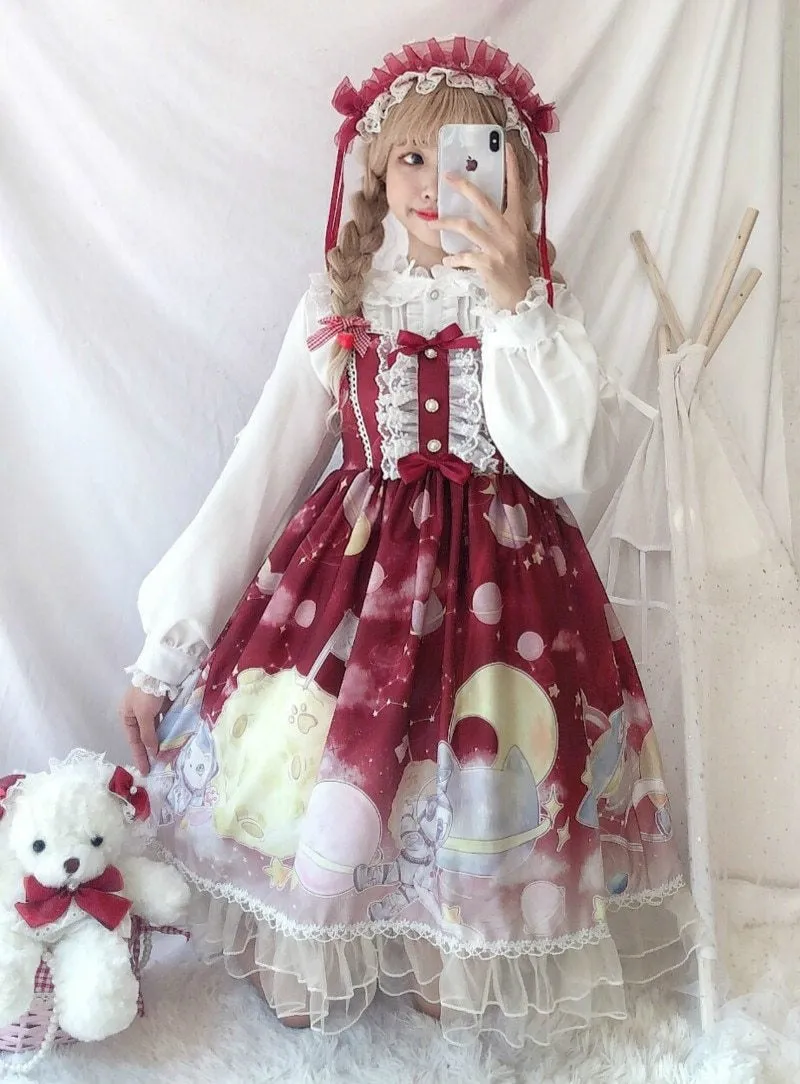 Space Travel Lolita Dress