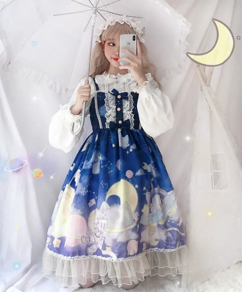 Space Travel Lolita Dress