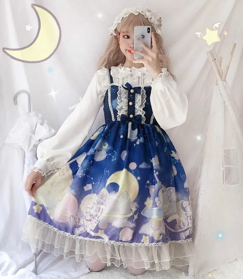 Space Travel Lolita Dress