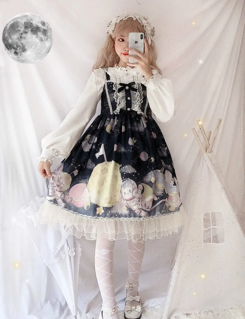 Space Travel Lolita Dress