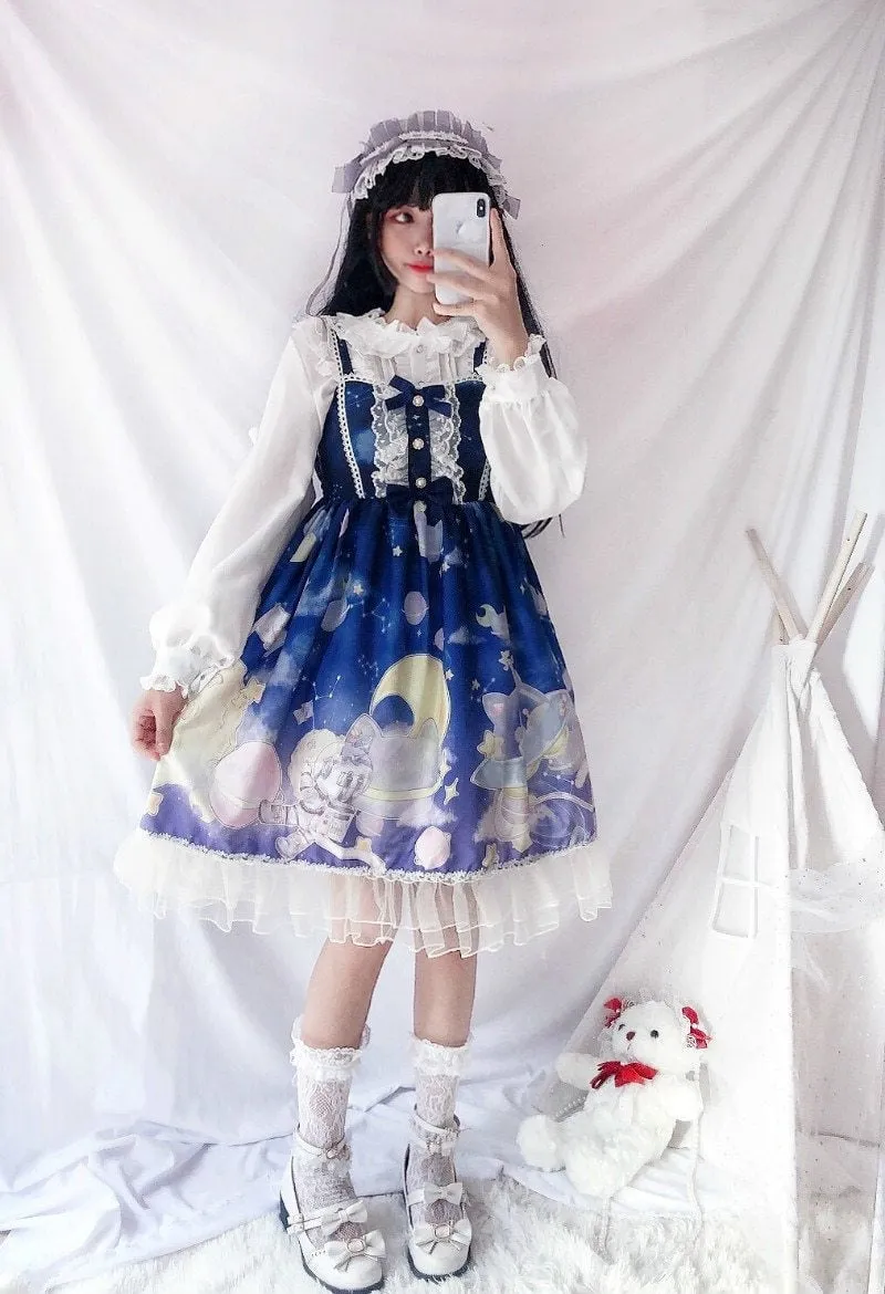 Space Travel Lolita Dress