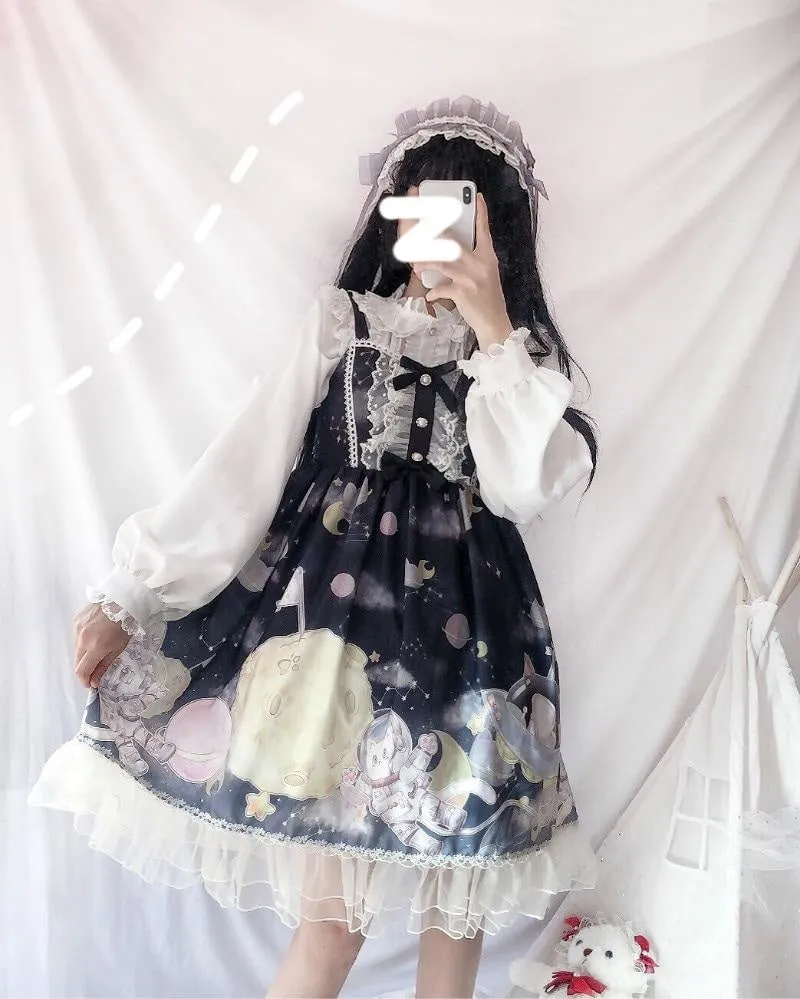 Space Travel Lolita Dress