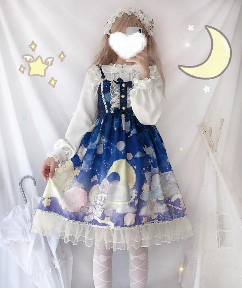 Space Travel Lolita Dress