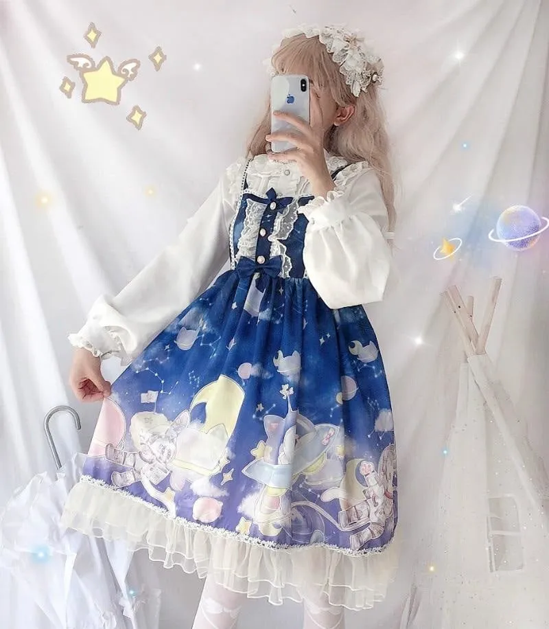 Space Travel Lolita Dress