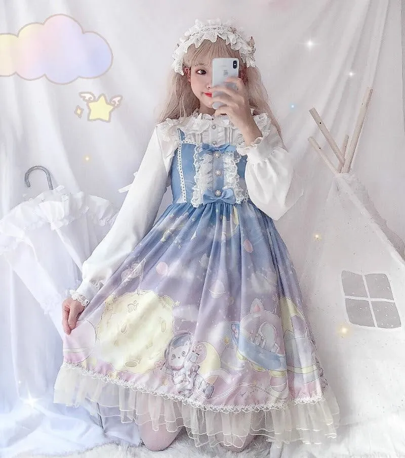 Space Travel Lolita Dress