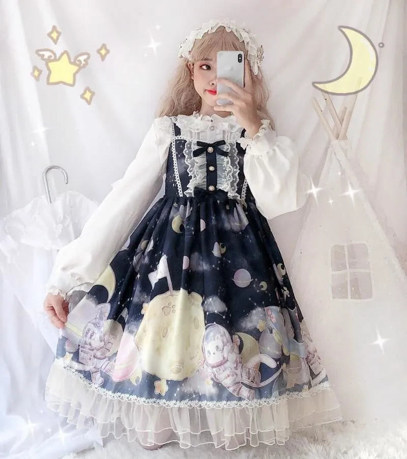 Space Travel Lolita Dress