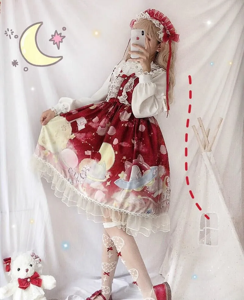 Space Travel Lolita Dress