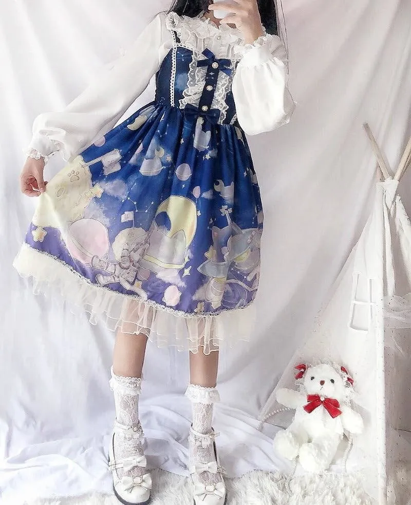 Space Travel Lolita Dress