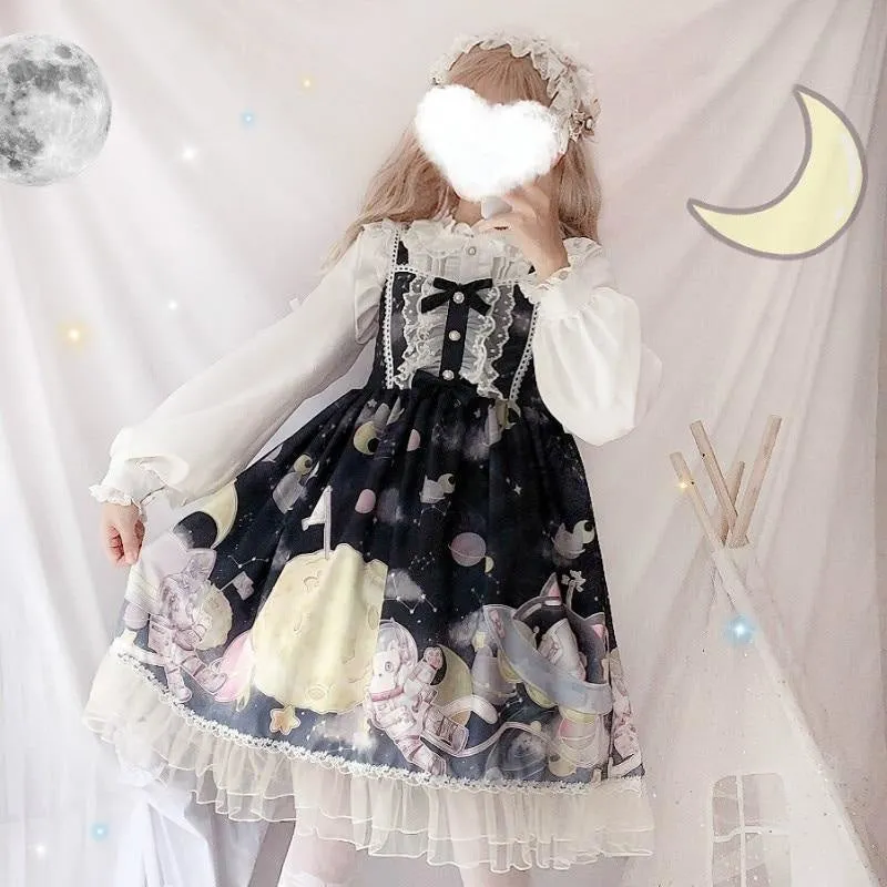 Space Travel Lolita Dress