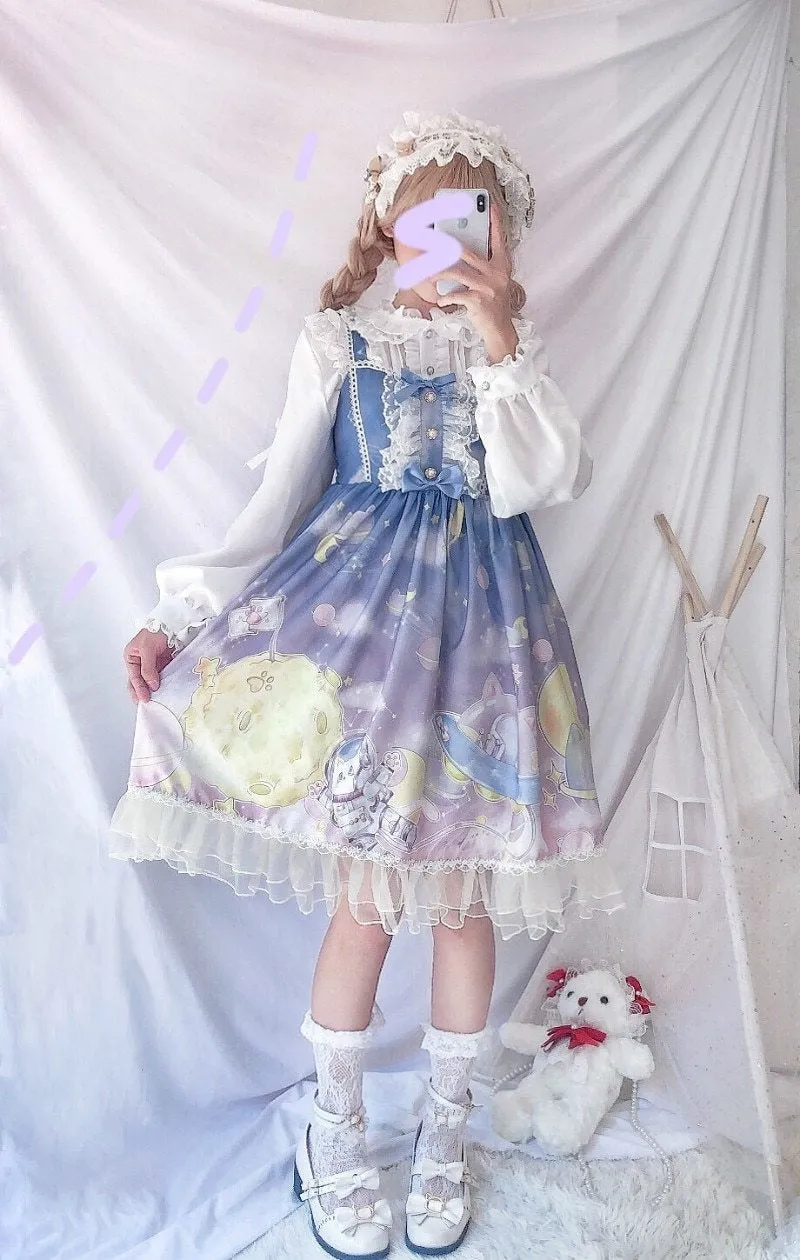 Space Travel Lolita Dress