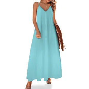 Spaghetti Strap Ankle-Length Dress Long dress Riptide