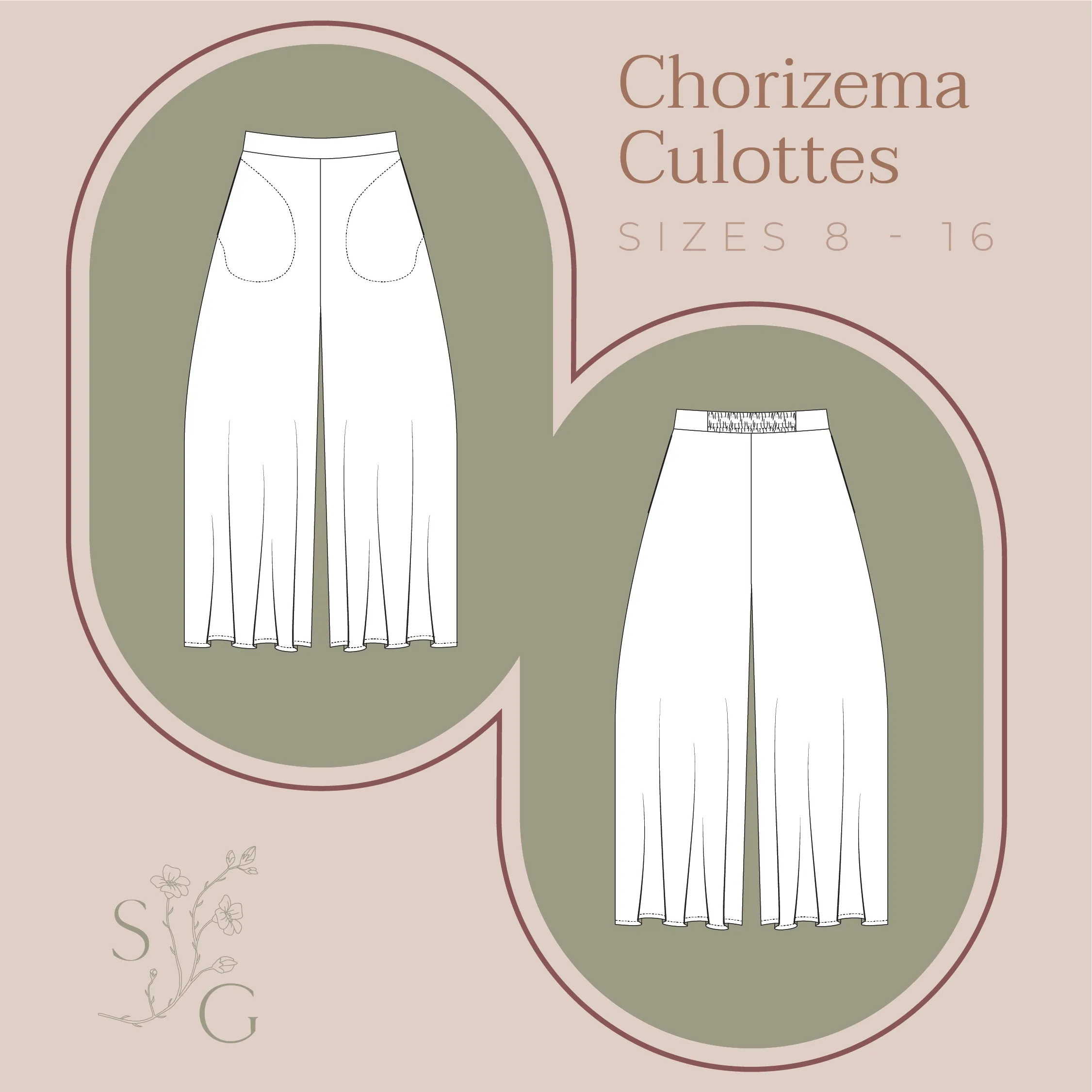 Stitched for Good Chorizema Culottes