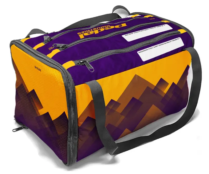 Thompson HS Warriors MTB 2023 CYCLING RACEDAY BAG™ - PLAIN - PURPLE AND GOLD