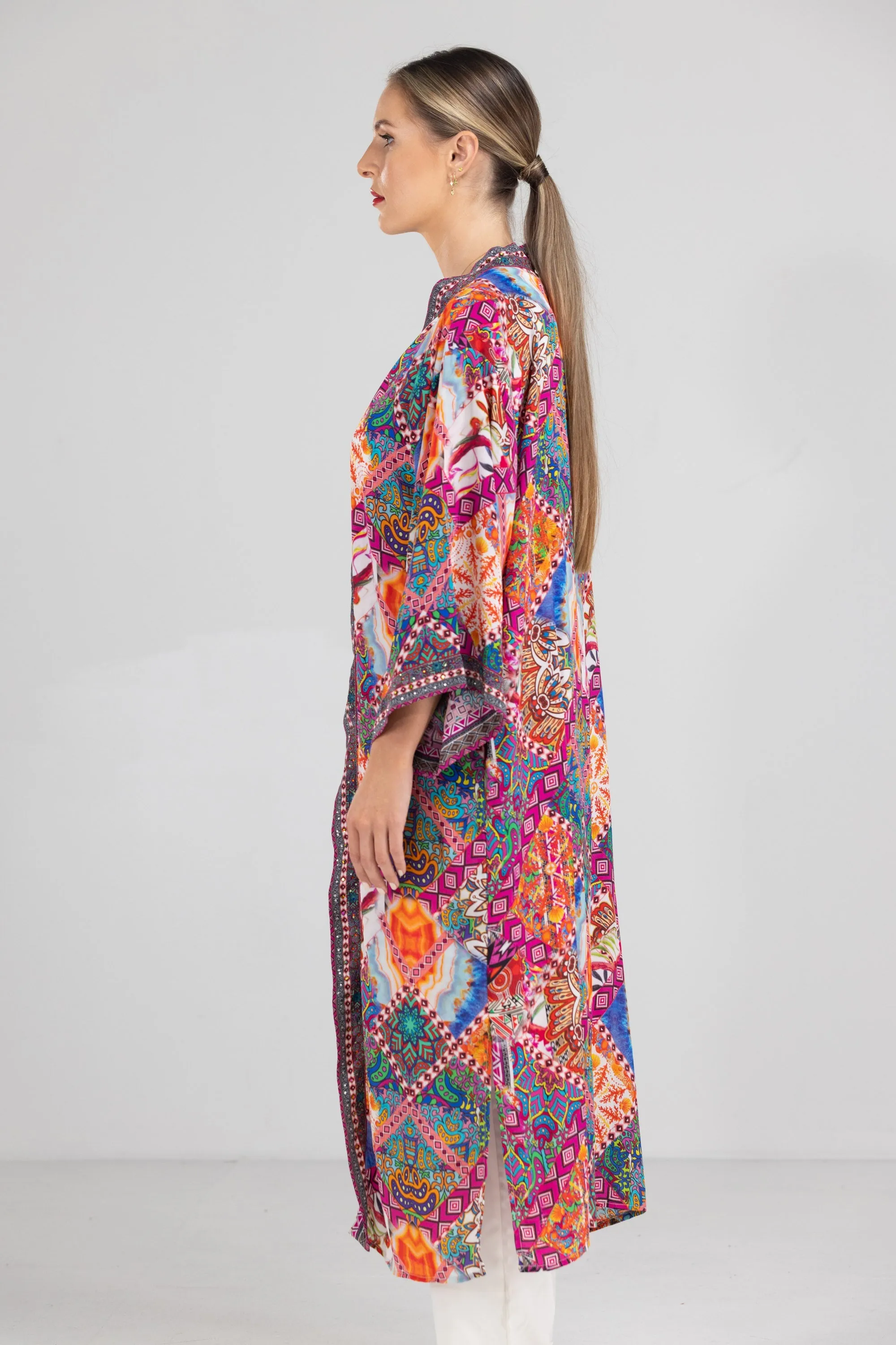 TUNISIA - KIMONO SHRUG LONG